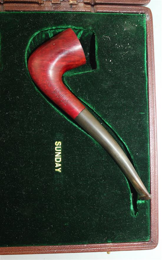 Seven pipes and a case